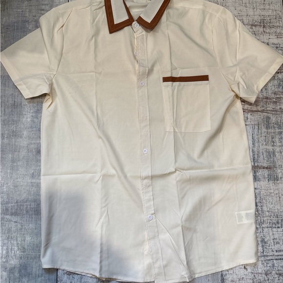 Manfinity hypermode man contrast collar shirt - Picture 1 of 3
